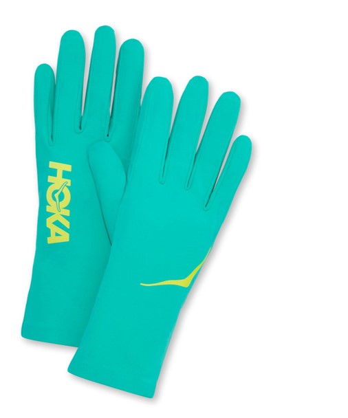 Hoka Airolite Run Gloves Electric Aqua