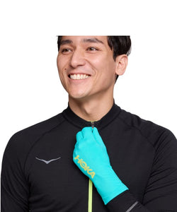 Hoka Airolite Run Gloves Electric Aqua