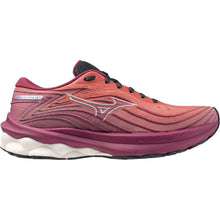 Mizuno Wave Skyrise 5 Women's Running Shoes Mineral Red/White Sand/Violet