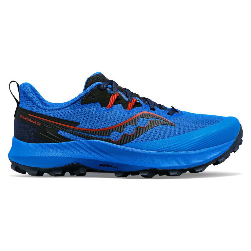 Saucony Peregrine 14 Men s Trail Running Shoes Cobalt Black