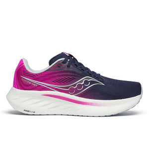 Saucony Ride 18 Women's Running Shoes Navy / Fuschia