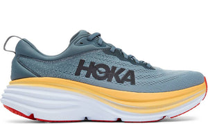 Hoka Bondi 8 Men's Running Shoes Goblin Blue / Mountain Spring (Wide Fit 2E)